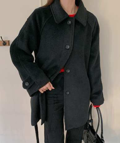 Hannah Belt Wool Harp Coat