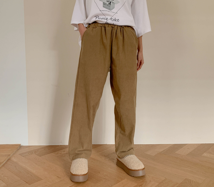 Dyne Corduroy Napping Banding Exhaust Pants