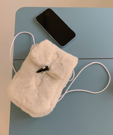 Ella Fur Pocket Mini Cross Bag