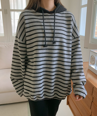 Pommel outer fleece single-breasted long hoodie