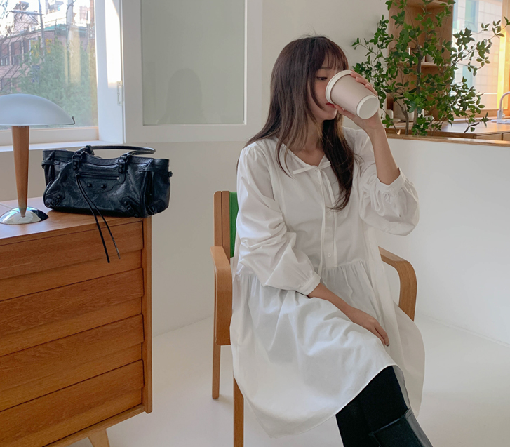 Mochi Pintuck Bowknot Mini One Piece