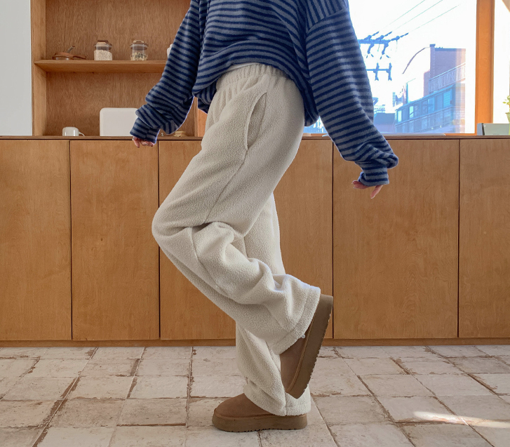 Wetch Dumble Fleece Two-Way String Pants