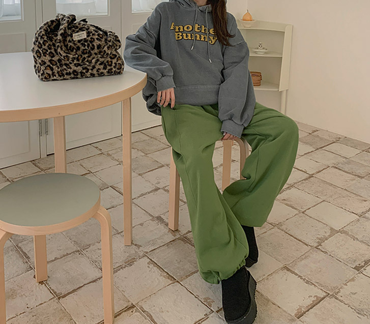 [Unisex] Center cut sheepskin two-way wide pants