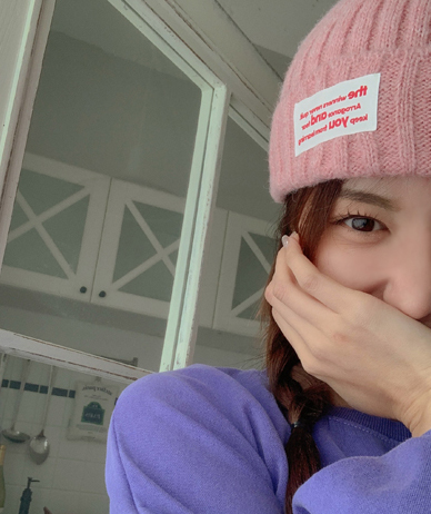 Alpaca Wool and Patch Beanie