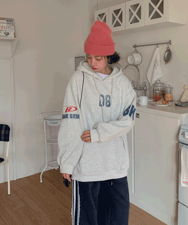 [Unisex] 08 Nayeom Raised Fleece Hoodie