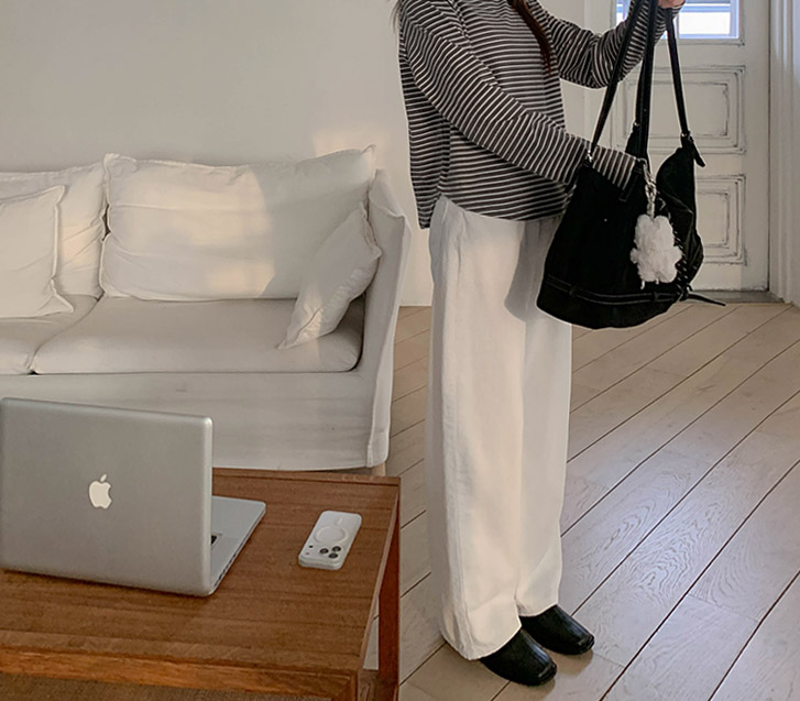 Modern Corduroy Baggy Wide Pants