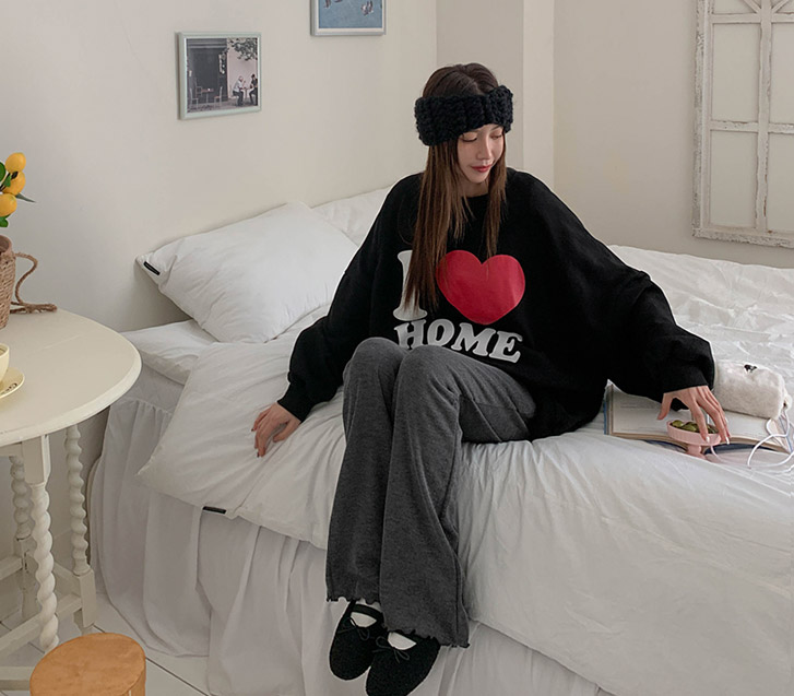 Molly Corrugated Wave Banding Bootcut Pants