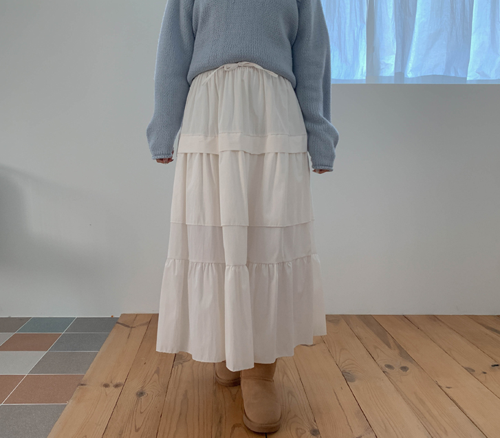 Helder Cancan Banding Rong skirt