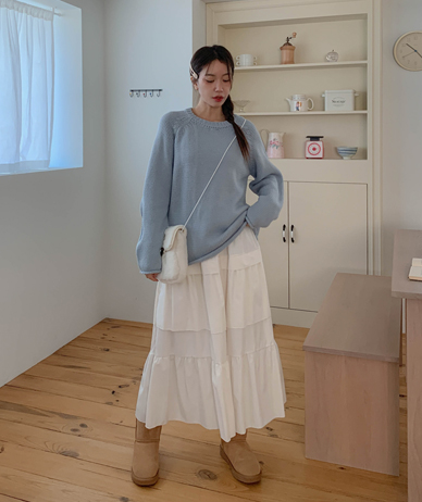 Helder Cancan Banding Rong skirt