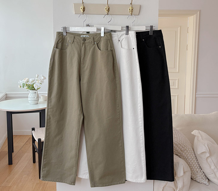 [20% off special sale] Bonnie Bio Washing Cotton Wide Pants