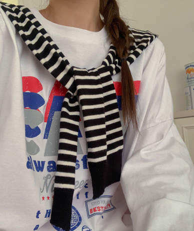 Moro Layered Knit Shawl