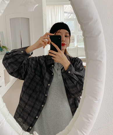 Sophia Seersucker Check Shirt