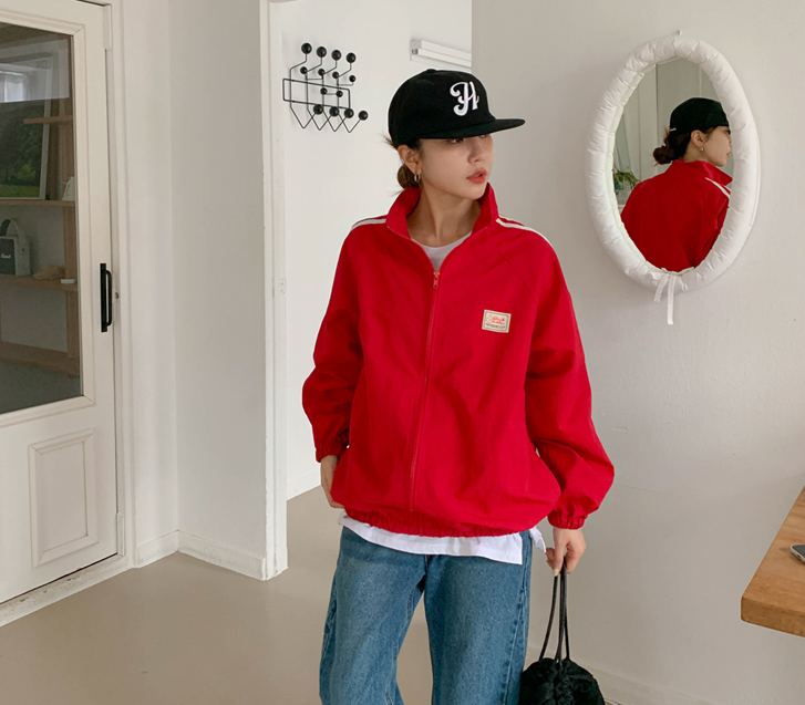 Chewing Track Labels Patch Nylon Windbreak