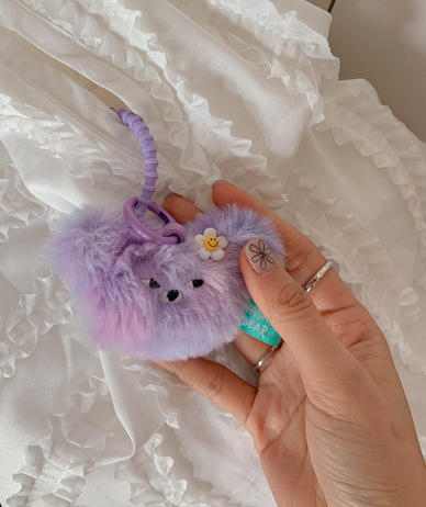 Wasabi Bear Face Keyring