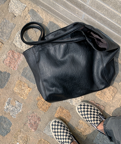 Oat Leather Shopper Bag