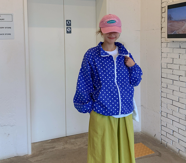 CC Dot string Zip-up