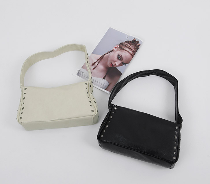 Regan studded shoulder bag