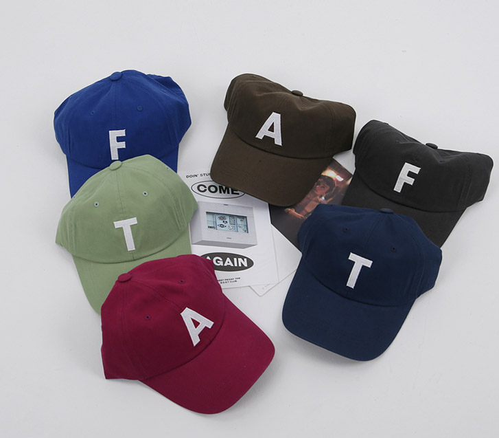 Alphabet Patch Embroidered Ball Cap