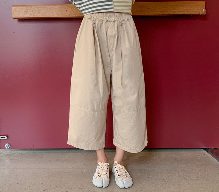 Shua Bio-washed Banding Bermuda Pants