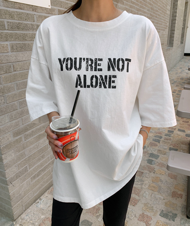 [Unisex] Your Lettering Print Short-sleeve Long T-shirts