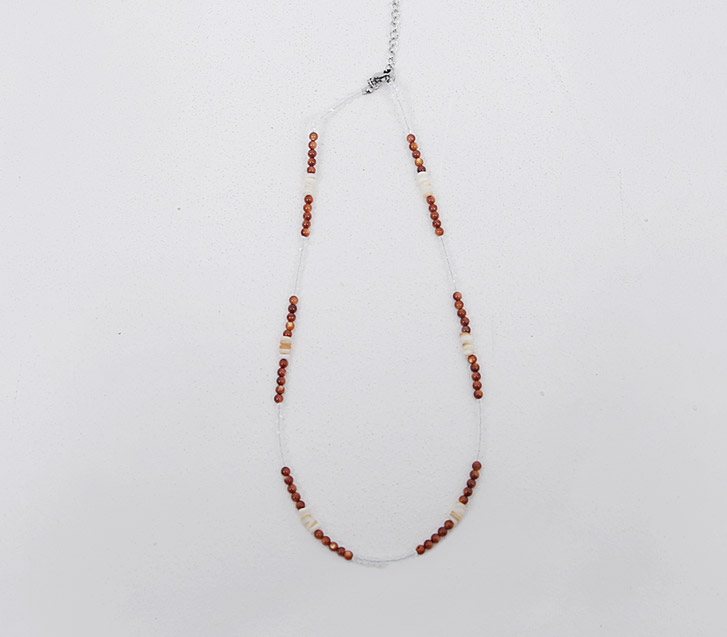 Enough Mother-of-Pearl Beads Necklace
