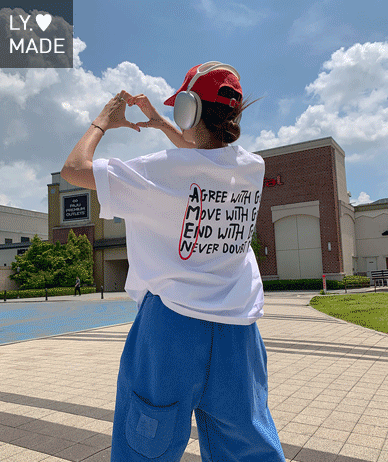 [Unisex] AMEN Lettering Overfit Short Sleeves T-shirt