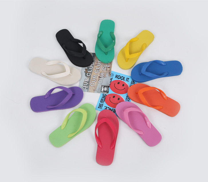 Colorful flip-flop shoes