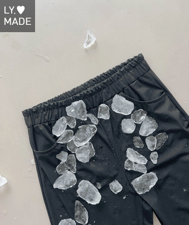 Slowy Cool Banding Slit Autumn Length Capri Pants
