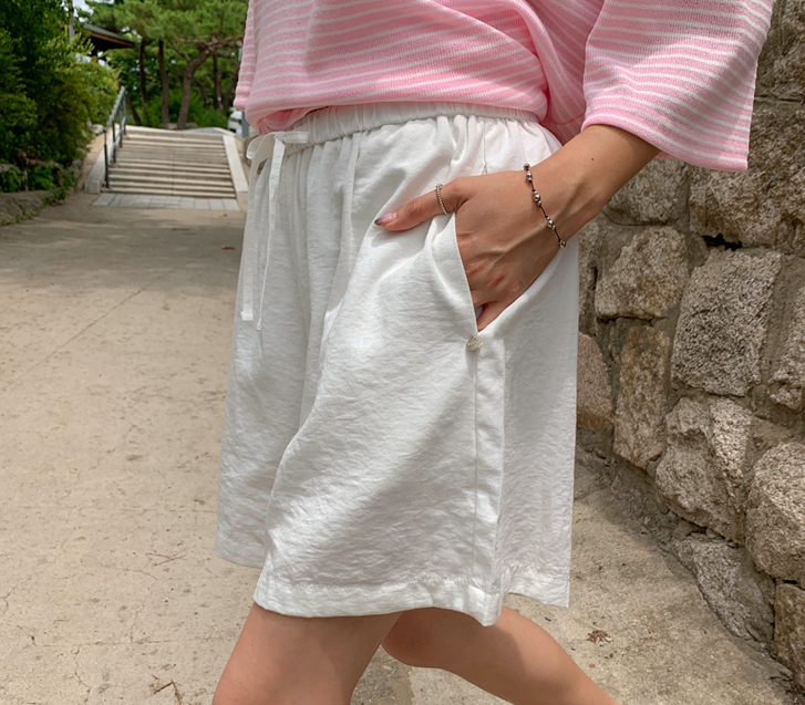 Gove Linen Banding Shorts