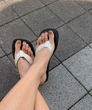 Cheeky flip-flop shoes