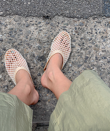 Begin Mesh Loafer Shoes