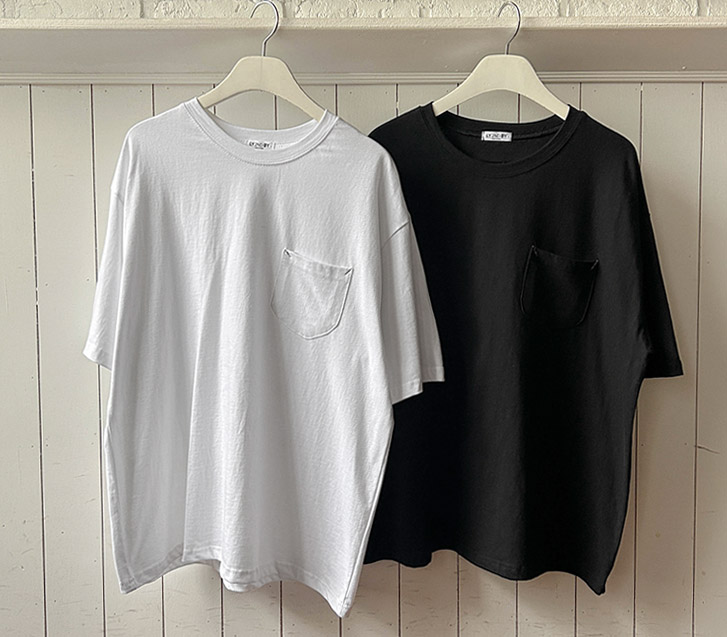 Milo Backpack Pocket Overfit Short Sleeves T-shirt