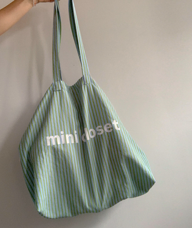 Mini Closet Stripe Beach Eco Bag