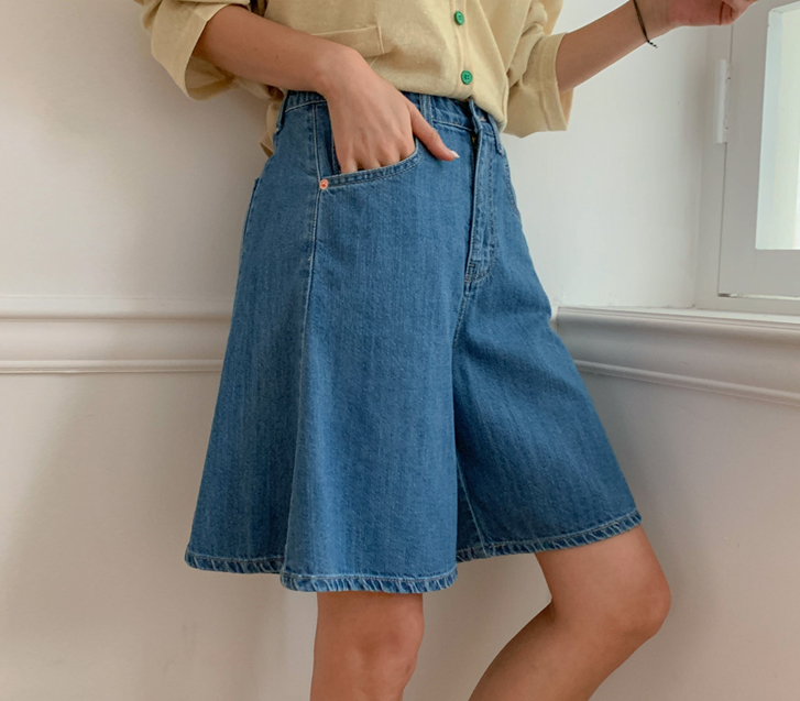 Doi Denim Banding 4-Part Shorts