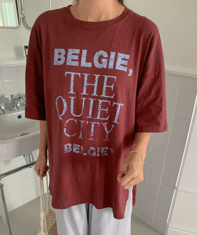 Belgian Lettering Slave Short-sleeve T-shirt