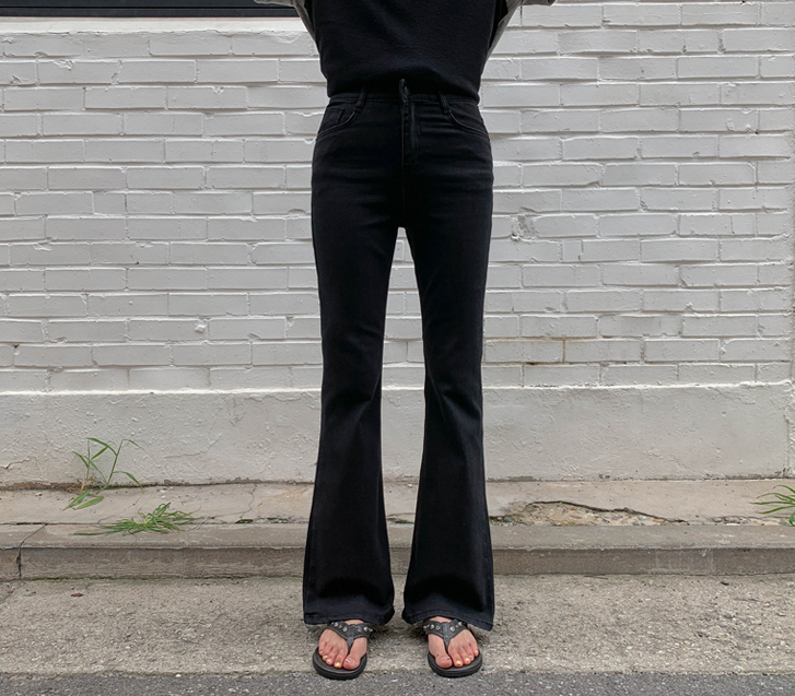 Zeron Denim Banding Bootcut Pants