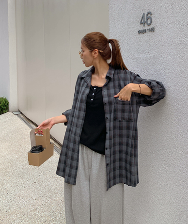 Lulu Grid Check Shirt