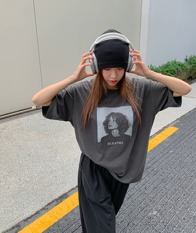 Pinterest Girl printing Short-sleeve Long t shirts