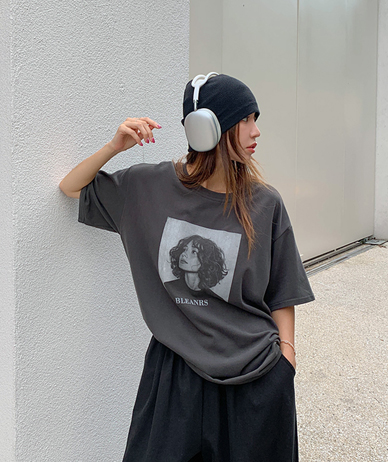 Pinterest Girl printing Short-sleeve Long t shirts