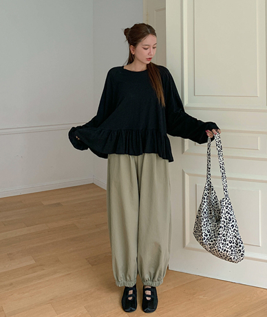 Orche Freel overfit nagrang Long-sleeved T-shirt