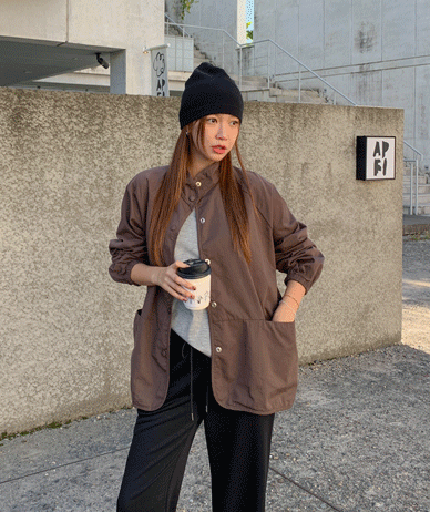 Maison Patch Labels Harp field jacket