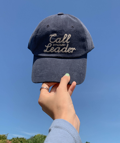 Collitter embroidered cap