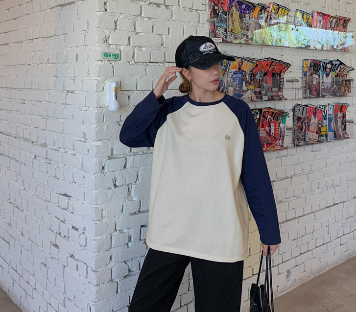 Pibon Patch nagrang Long-sleeve T-shirt