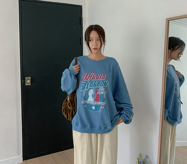 Vintage DAY6 Printed Sweatshirt