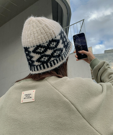 Nordic Patterns Beanie