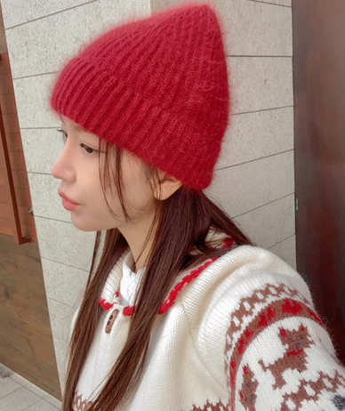 Winter Angora Beanie