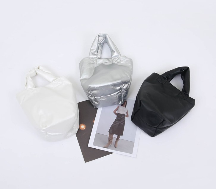 Fisher glossy tote bag