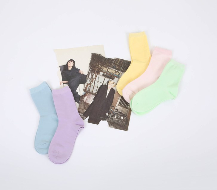 rose pastel socks