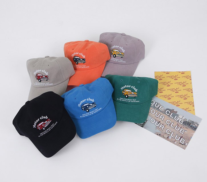 motor embroidery cap