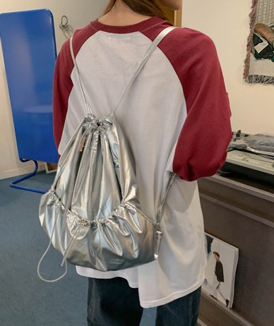 Doubled Glossy BackPack